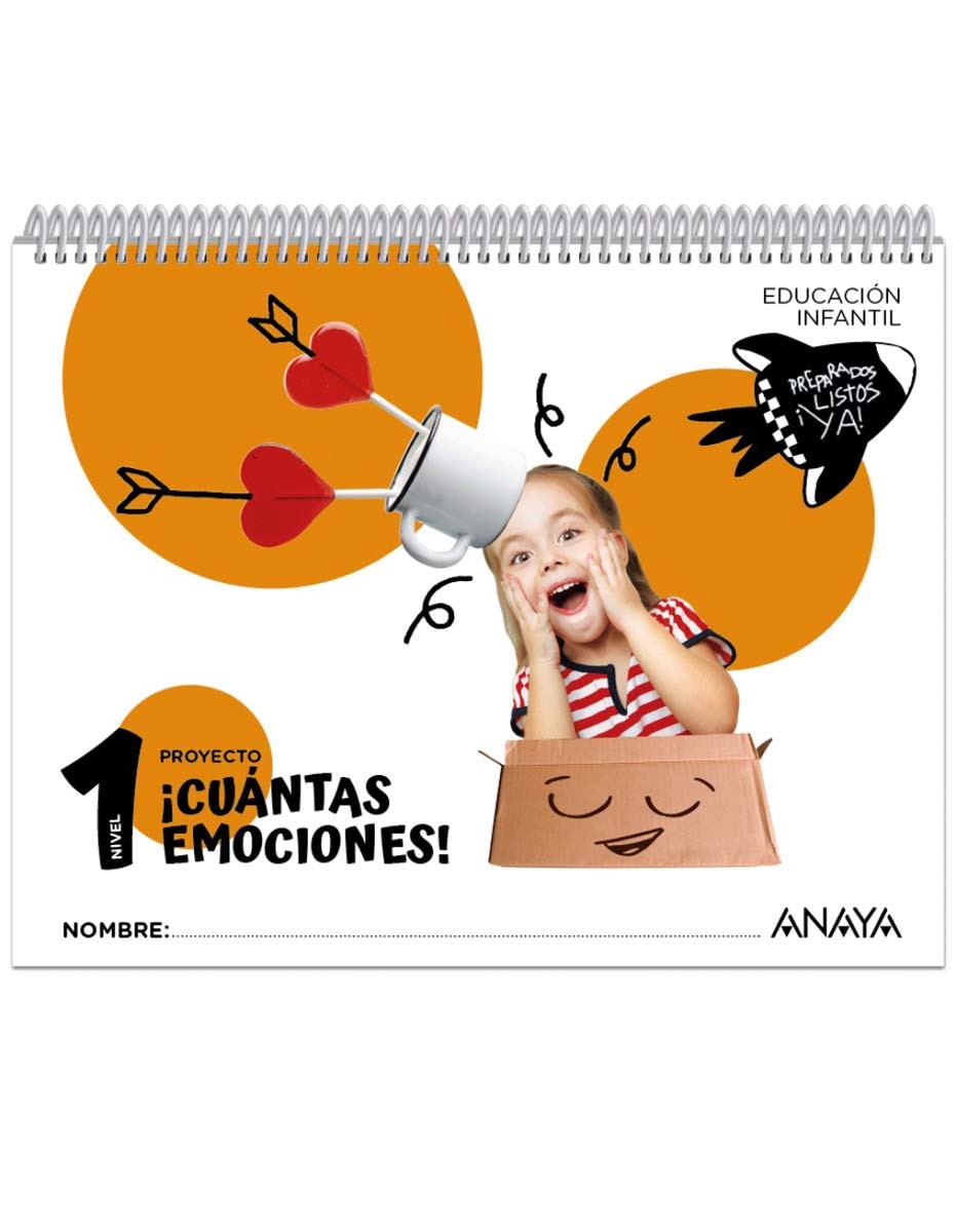 ¡Cuántas emociones!. Nivel 1  (Tapa blanda) 1