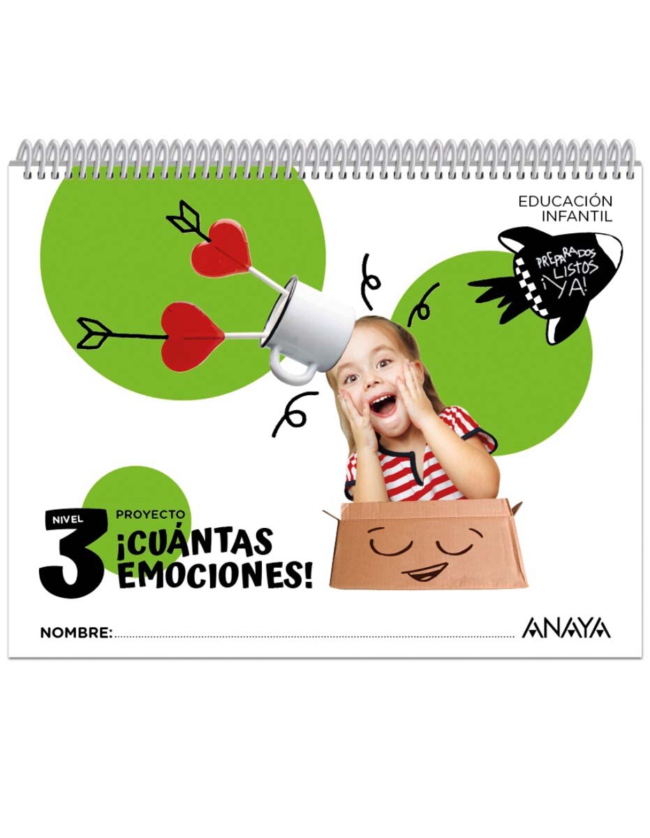 Imagen 1 de ¡Cuántas emociones!. Nivel 3  (Tapa blanda)