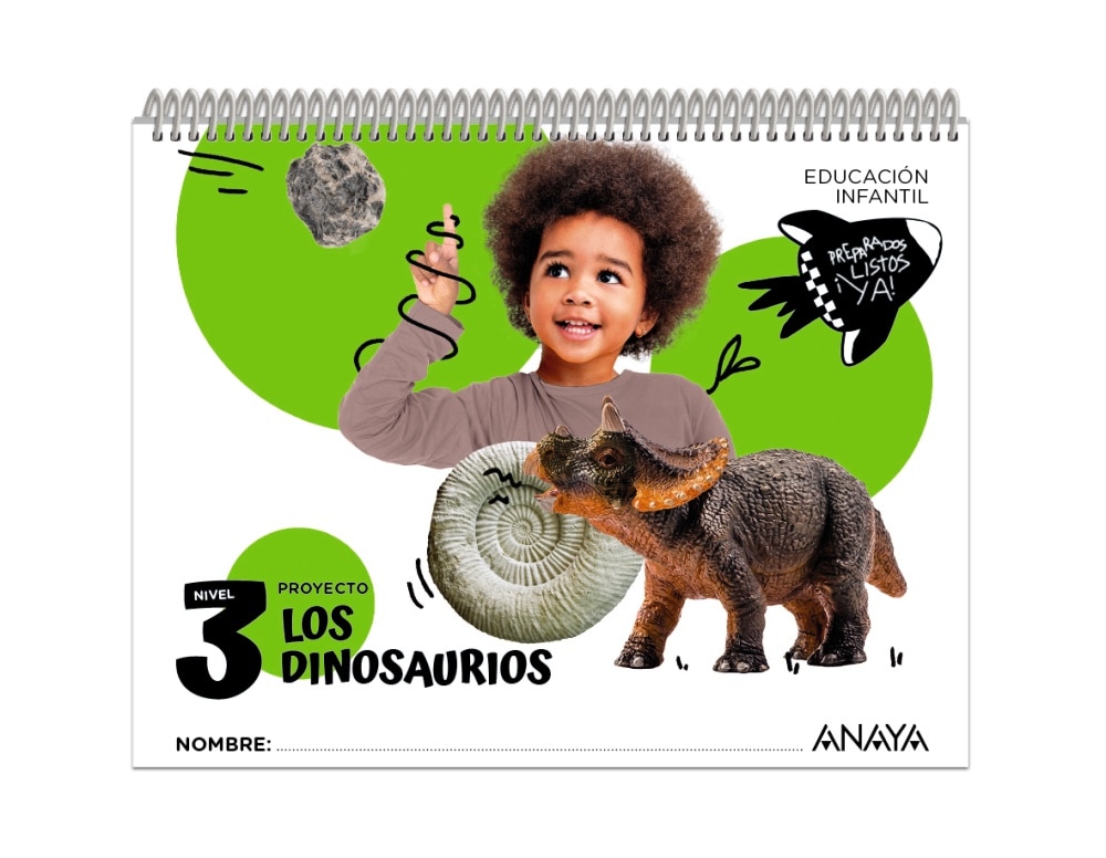 Imagen 1 de LOS DINOSAURIOS. NIVEL 3 (Tapa blanda)