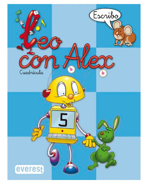 Imagen 0 de Leo con Alex. Escritura 5. Cuadrícula (Educación Infantil)