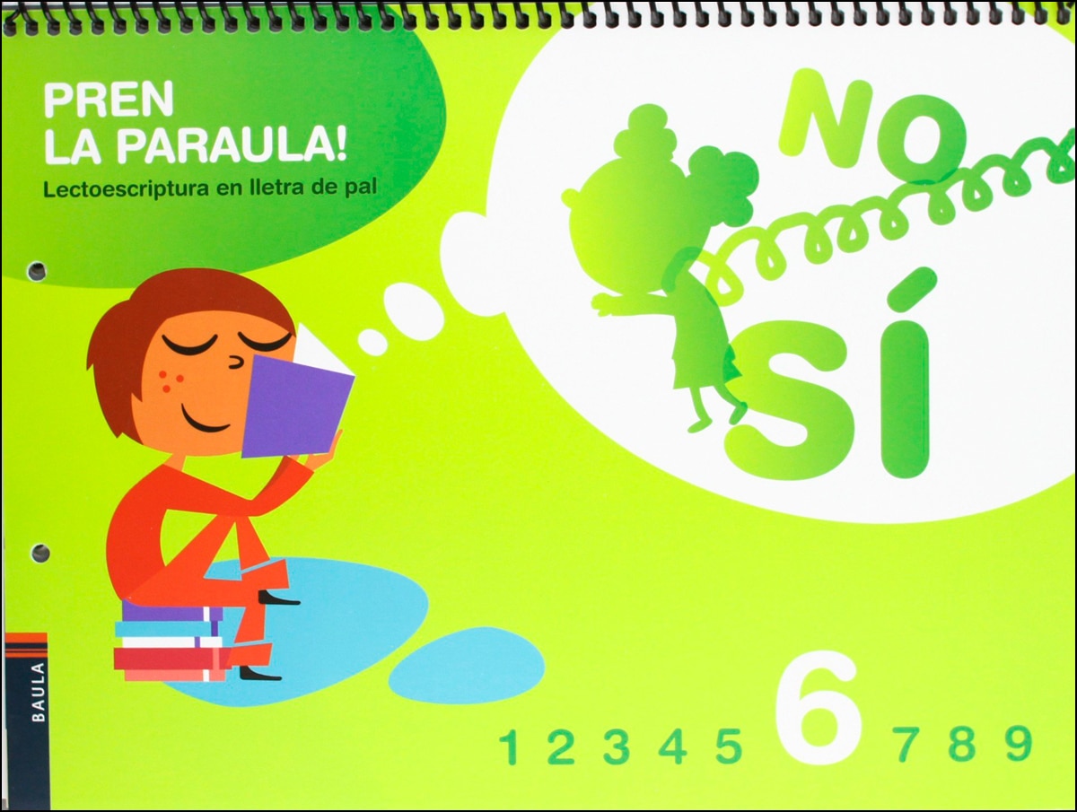 Quadern Lectoescriptura nº 6 Pren la paraula! Ed.Infantil
