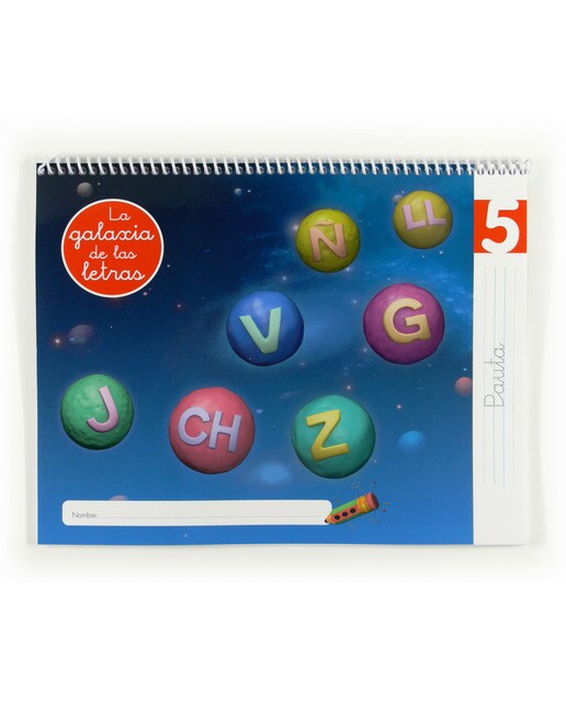Lectoescritura 5, Pauta. La galaxia de las letras 1