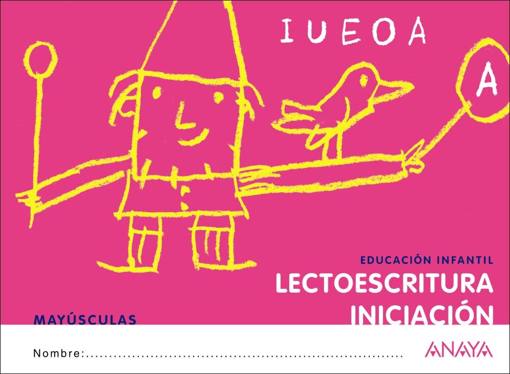 Portada de Lectoescritura. Iniciación. Mayúsculas.