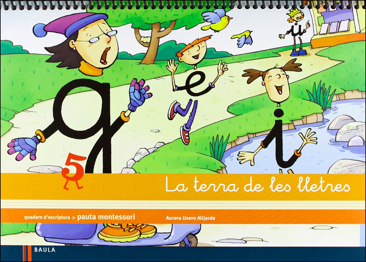 Quadern d'escriptura 5 Infantil La terra de les lletres (Tapa blanda) 1