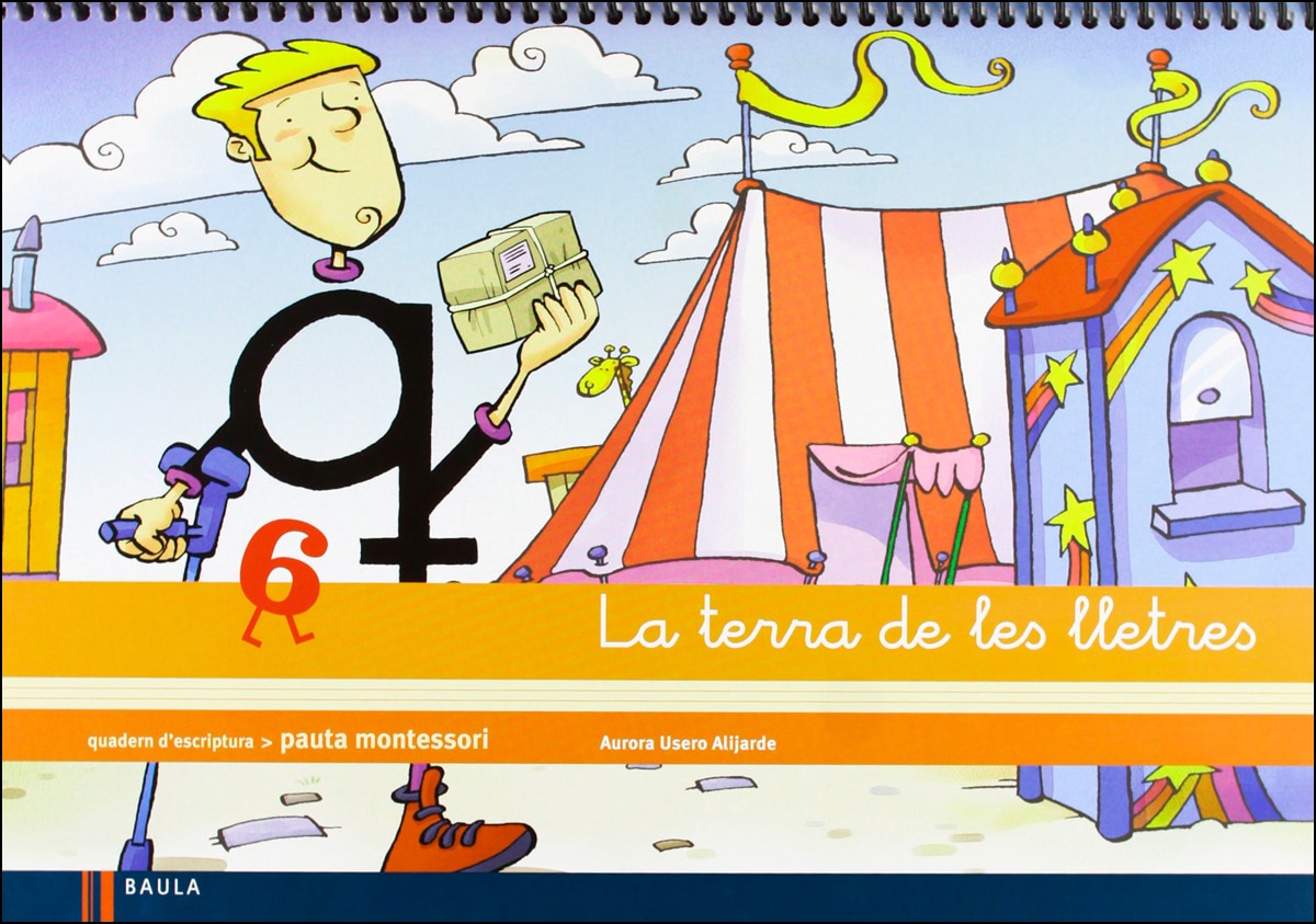 Quadern d'escriptura 6 Infantil La terra de les lletres  (Tapa blanda) 1