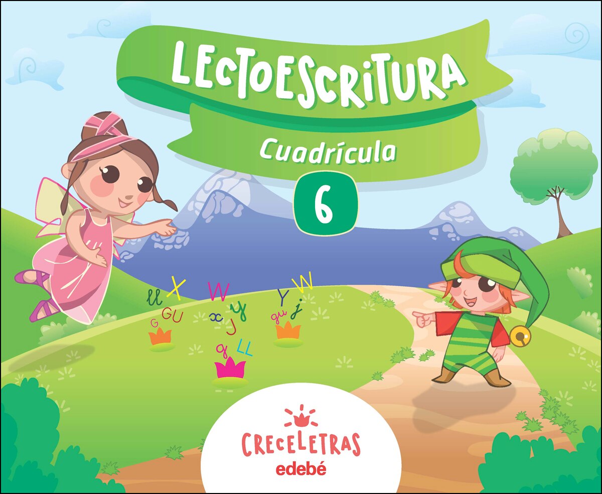 CRECELETRAS LECTOESCRITURA 6 CUADRÍCULA 1