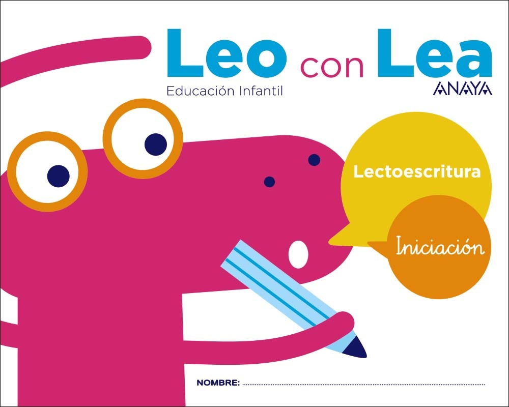 Portada de LEO CON LEA. Iniciación.
