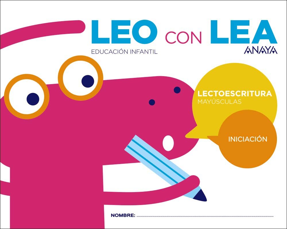 LEO CON LEA. Iniciación. Mayúsculas. (Tapa blanda) 1