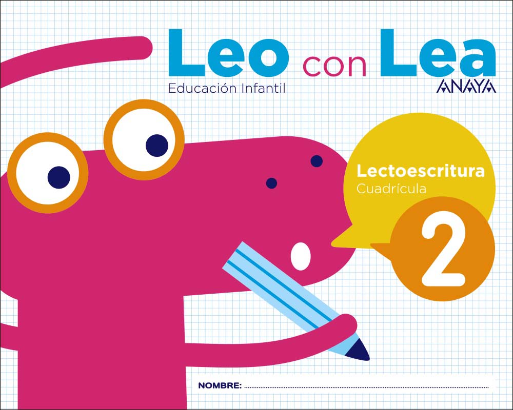 Leo con Lea 2. Cuadrícula.  (Tapa blanda) 1