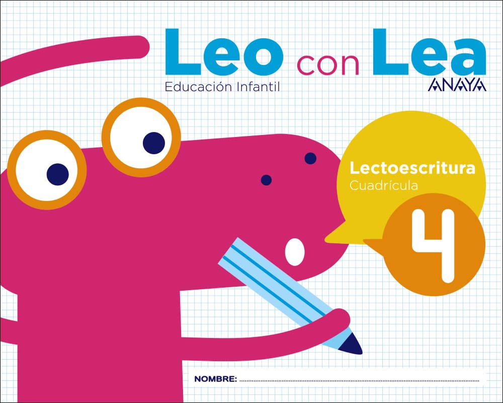 Imagen 1 de Leo con Lea 4. Cuadrícula.  (Tapa blanda)