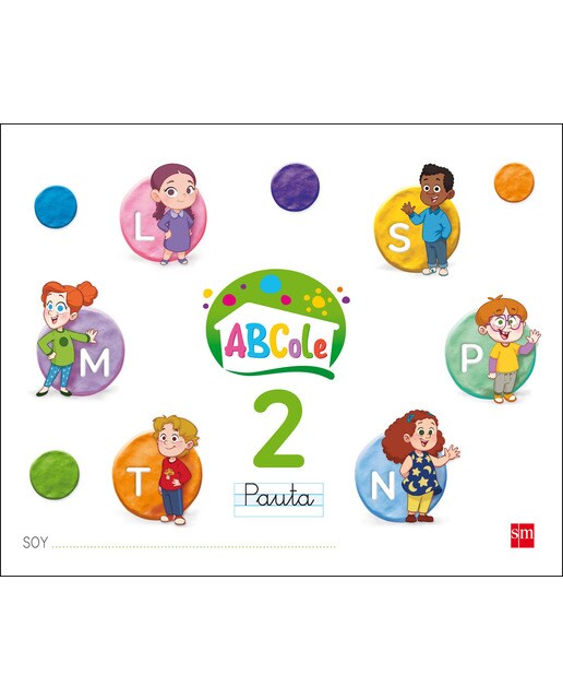 Portada de Cuaderno de lectoescritura 2, Pauta. ABCole 17