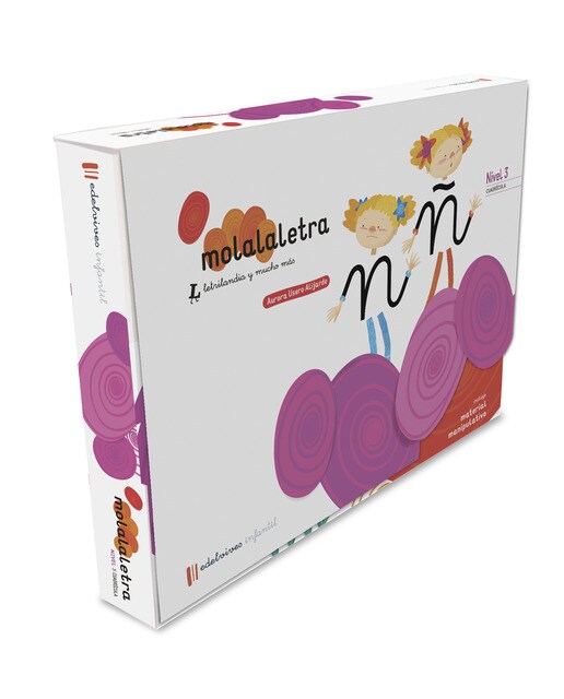 Molalaletra - Nivel 3. Versión Cuadrícula: Letrilandia y mucho más (Tapa blanda) 1