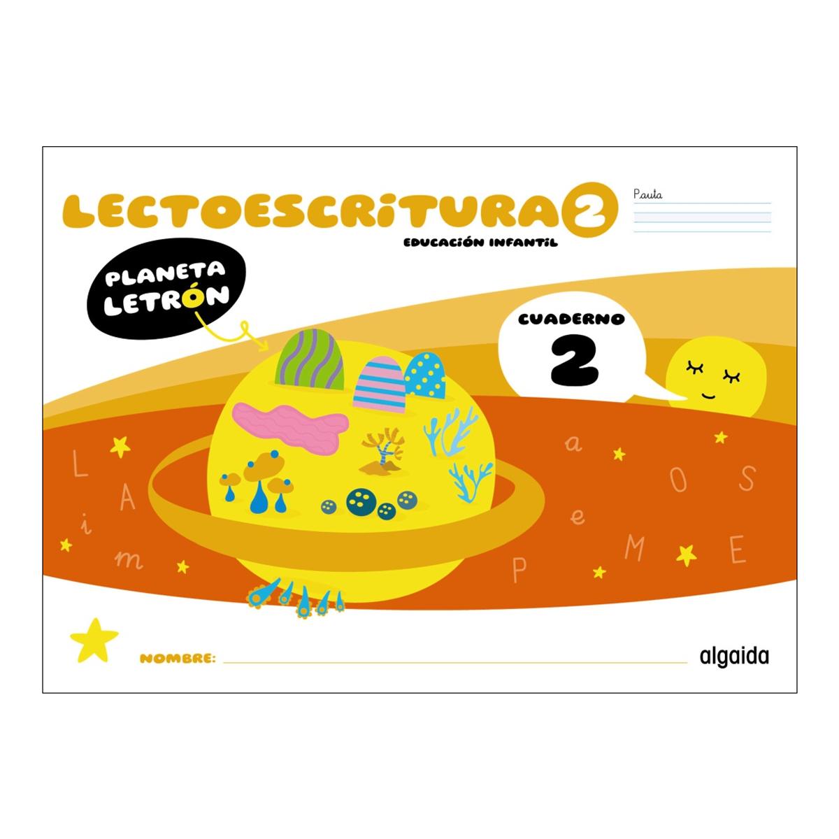 Planeta letrón.Lectoescritura.Nivel 2.Cuaderno