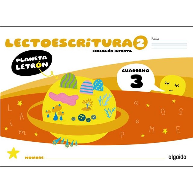Imagen 0 de Planeta Letrón. Lectoescritura. Nivel 2. Cuaderno 3. Pauta