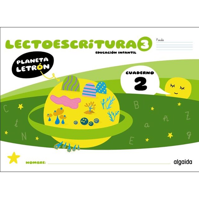 Imagen 0 de Planeta Letrón. Lectoescritura. Nivel 3. Cuaderno 2. Pauta