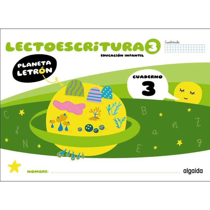 Imagen 0 de Planeta Letrón. Lectoescritura. Nivel 3. Cuaderno 3. Cuadrícula