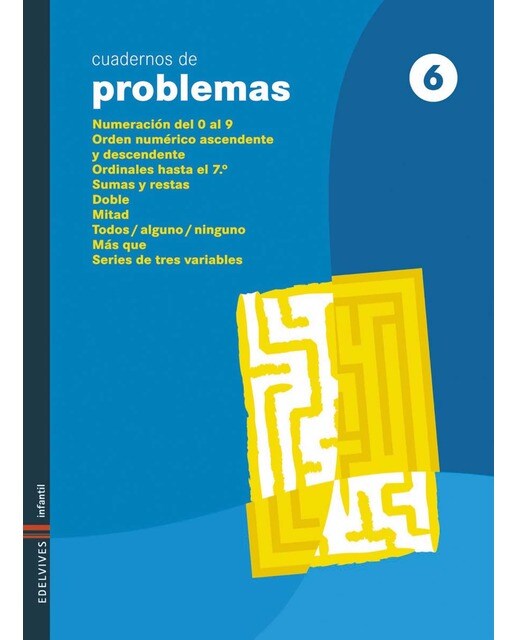 Imagen 0 de Cuadernos de problemas 6 (Infantil)  (Tapa blanda)