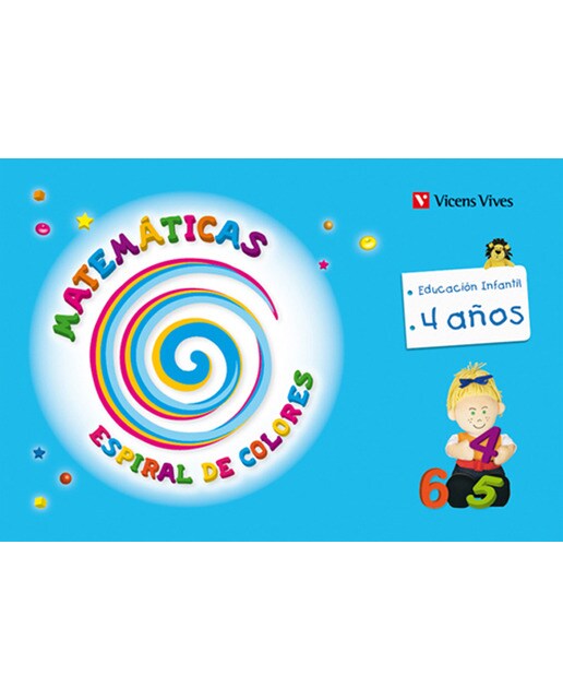 Espiral De Colores Matematicas P-4 (Tapa blanda) 1