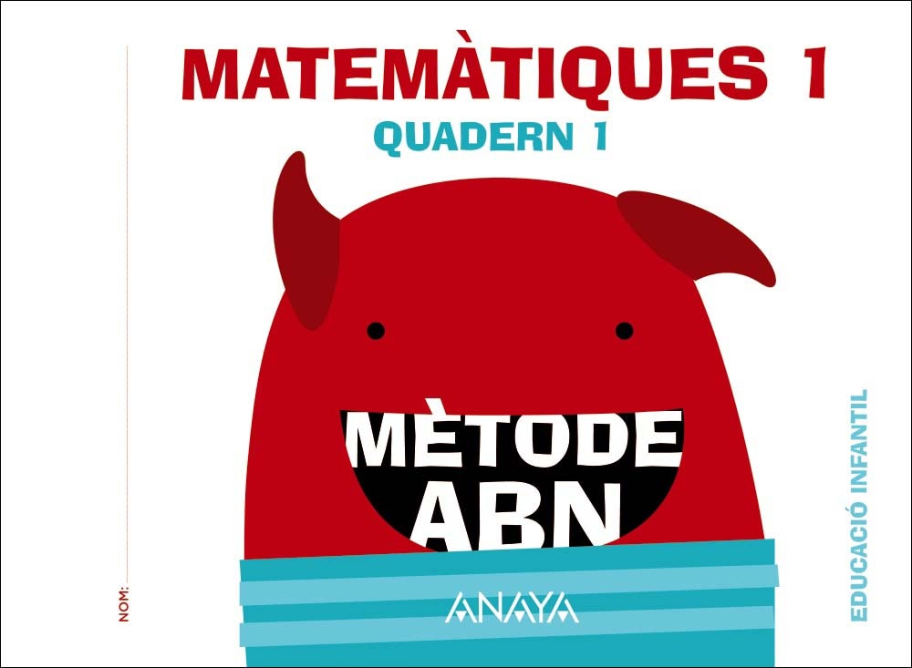 Imagen 0 de Matemàtiques ABN. Nivell 1. Quadern 1.  (Tapa blanda)
