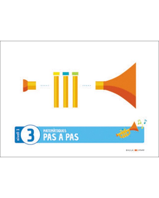 Matemàtiques Pas a pas Infantil Quadern 3 Nivell 1 (Tapa blanda) 1