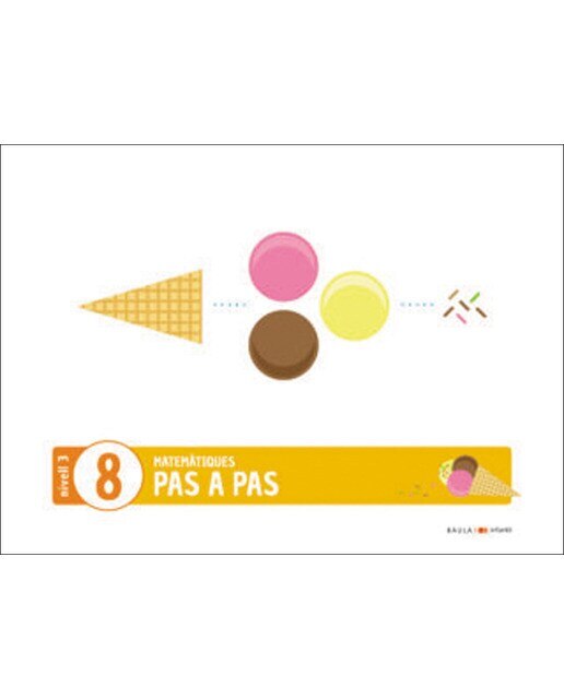 Matemàtiques Pas a pas Infantil Quadern 8 Nivell 3 (Tapa blanda) 1