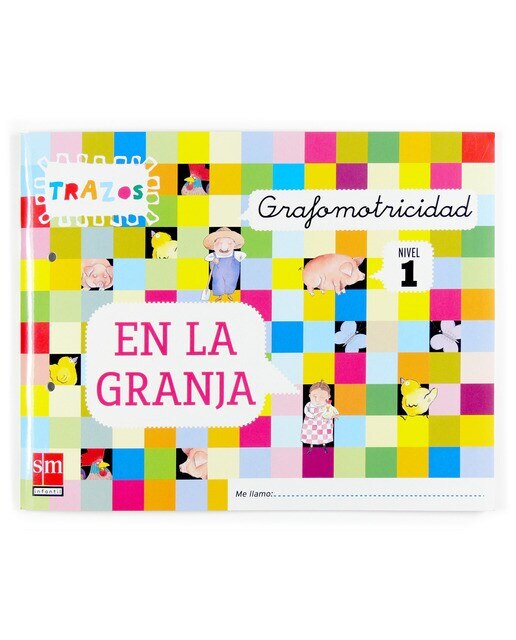 Grafomotricidad. Trazos en la granja. Nivel 1 [3 años] 1