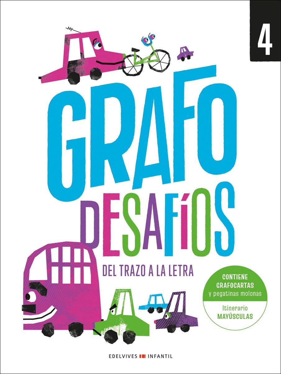 Grafo desafíos - Del trazo a la letra 4  (Tapa blanda) 1