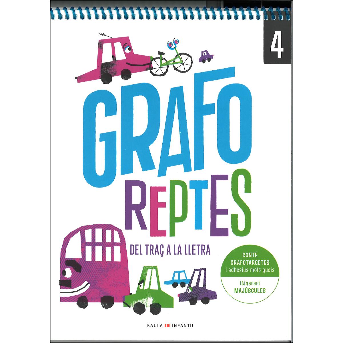 Imagen 0 de Grafo Reptes - Del traç a la lletra 4 - Infantil (Tapa blanda)