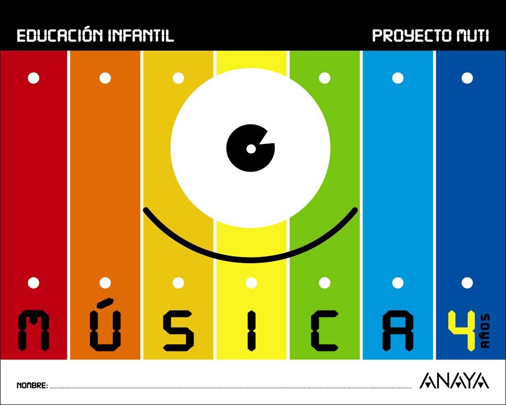 Portada de Música 4 años.