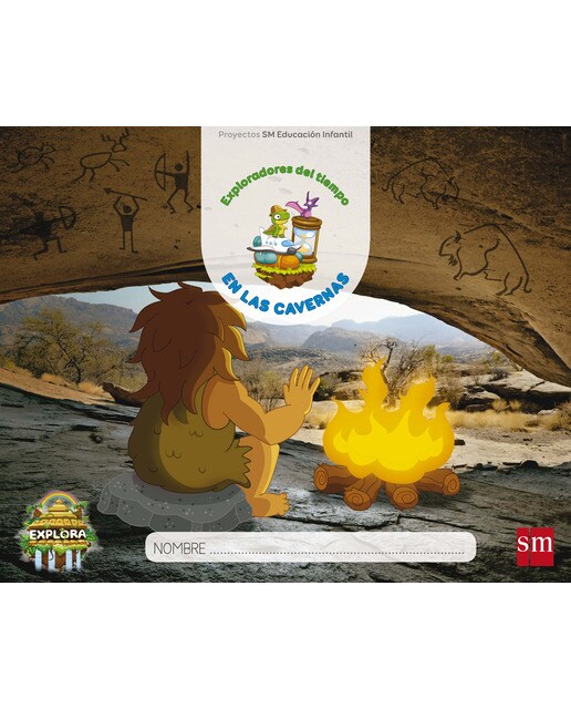 En las cavernas. (Exploradores del tiempo Nivel 1). Explora (Tapa dura) 1