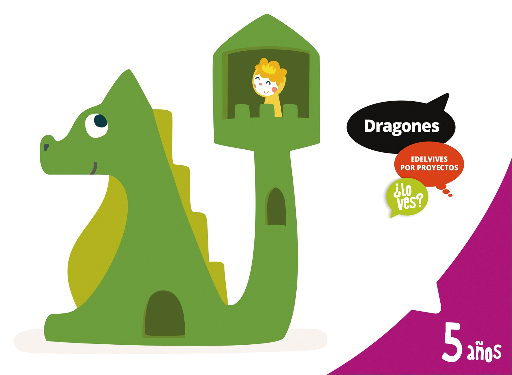 Dragones ¿Lo ves? (5 años)  (Tapa blanda) 1