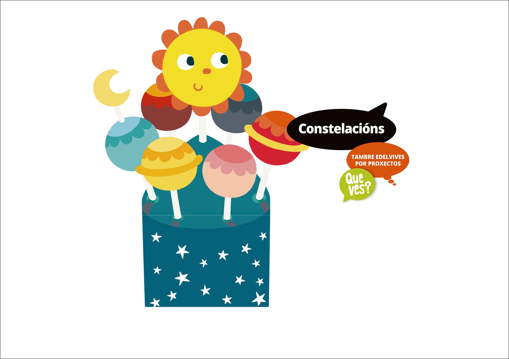Imagen 0 de Proxecto Que ves? - 5 anos. Constelacions (Tapa blanda)