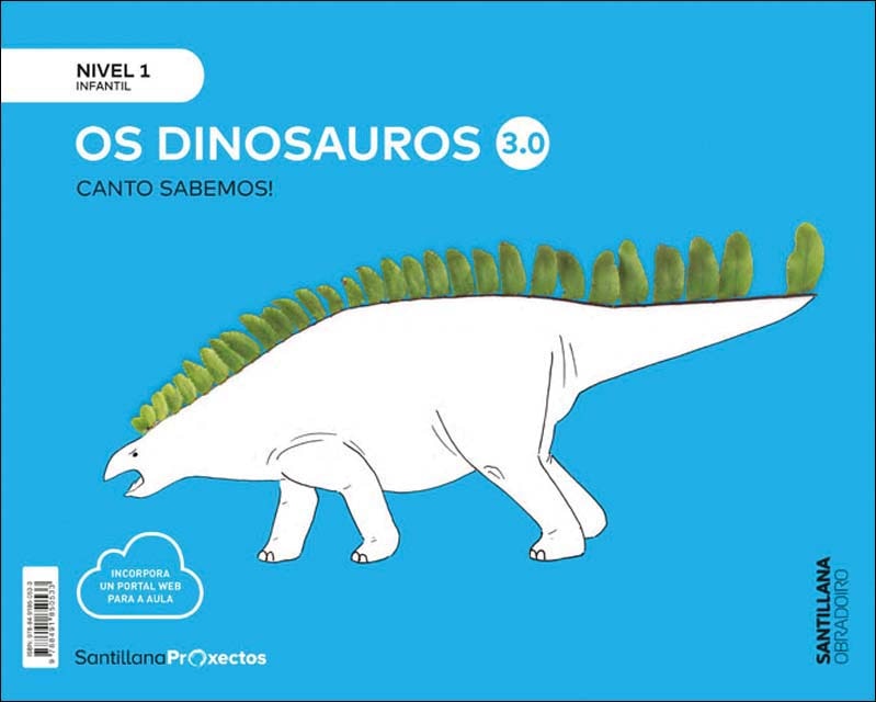 Portada de CANTO SABEMOS NIVEL 1 OS DINOSAUROS 3.0