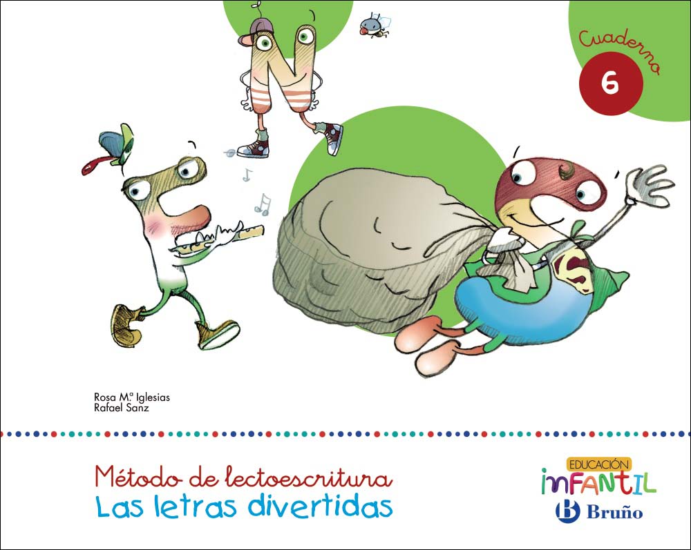 Las letras divertidas Pauta Cuaderno 6 1