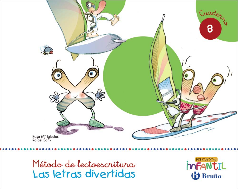 Las letras divertidas Pauta Cuaderno 8 1