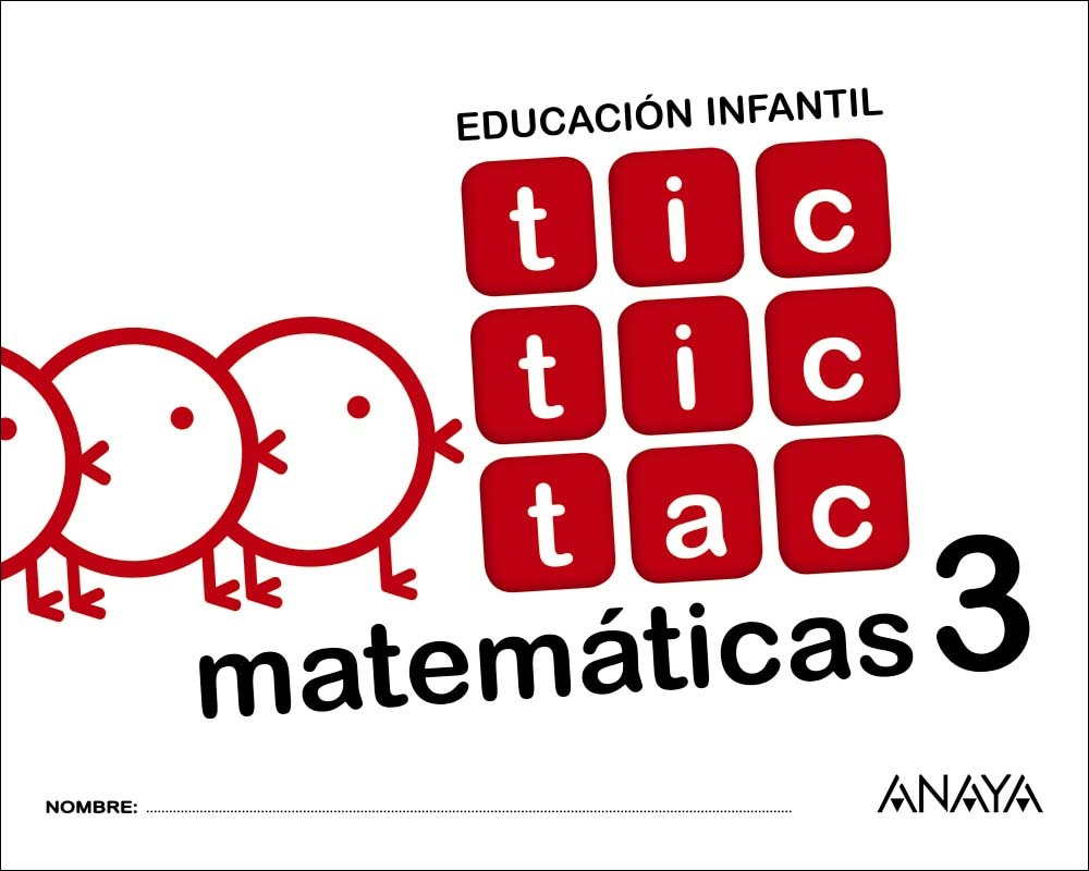 Tic tic tac matemáticas 3. (Tapa blanda) 1