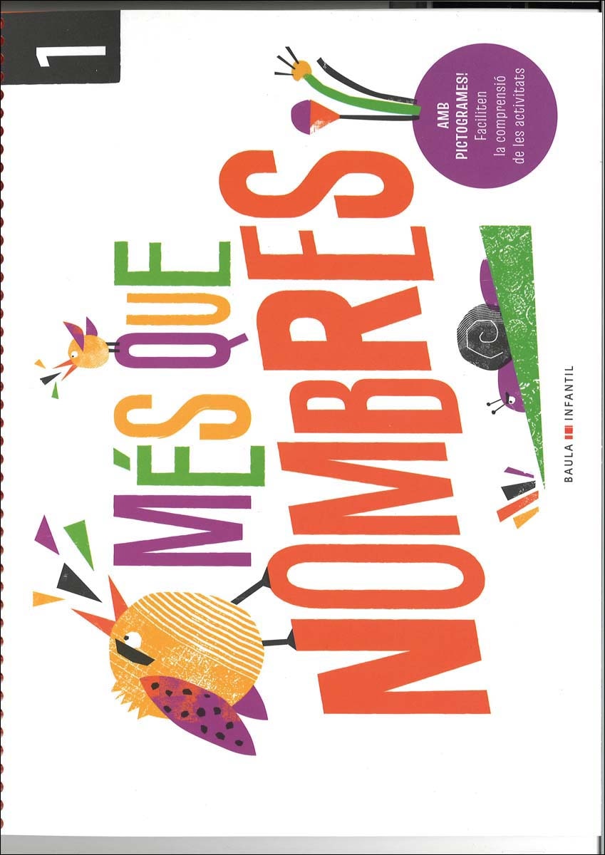Quadern Més que nombres 1 Infantil (Tapa blanda) 1