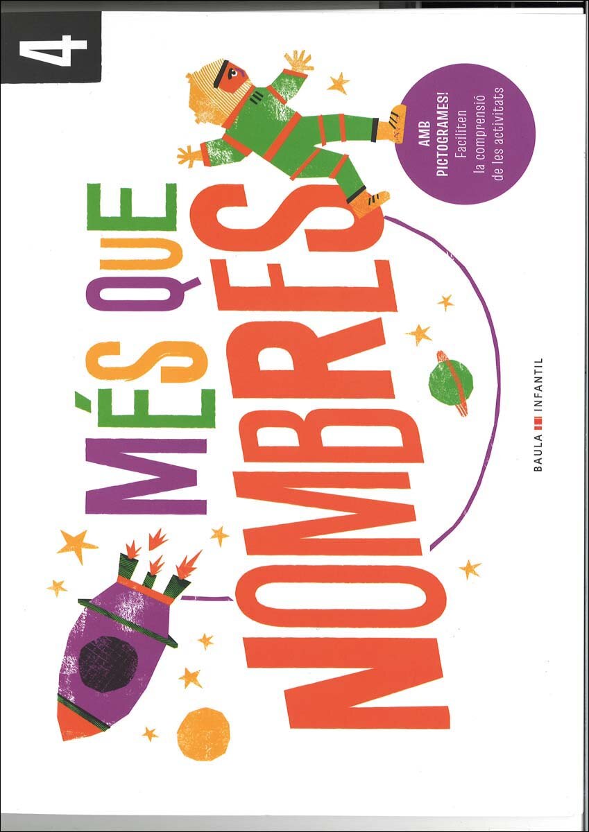 Quadern Més que nombres 4 Infantil (Tapa blanda) 1
