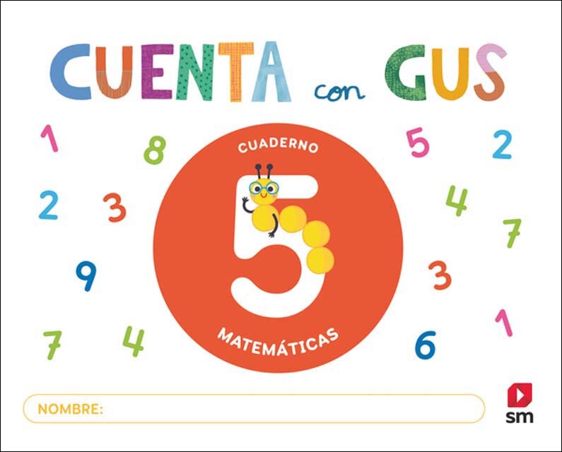Cuaderno de Matemáticas 5. Cuenta con Gus (Tapa blanda) 1