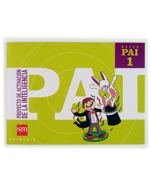 Portada de Nuevo PAI: Proyecto de Activación de la Inteligencia. 1 Primaria (Tapa blanda).