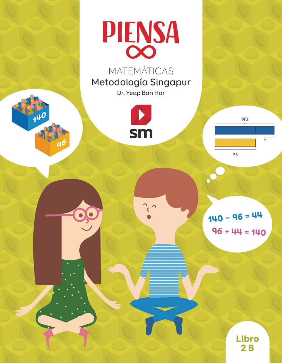 Libro. Piensa infinito. Matemáticas. Metodología Singapur. 2 Primaria (Tapa blanda) 1
