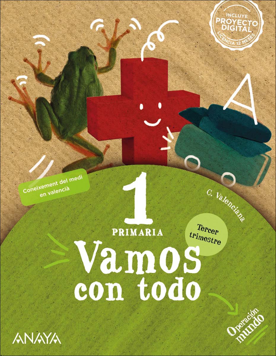 Vamos con todo 1. Tercer trimestre.  (Tapa blanda) 1