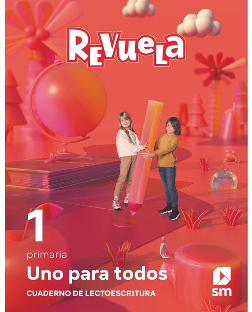 Portada de Método globalizado. Uno para todos. 1 Trimestre. 1 Primaria. Revuela (Tapa blanda).