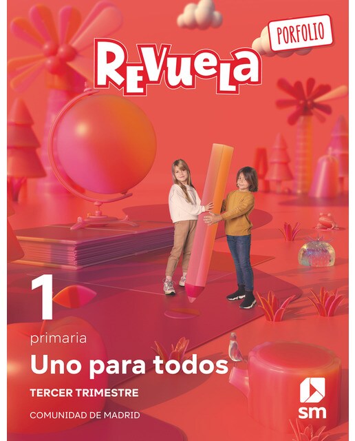 Método globalizado. Uno para todos. 3 Trimestre. 1 Primaria. Revuela. Comunidad de Madrid  (Tapa blanda) 1