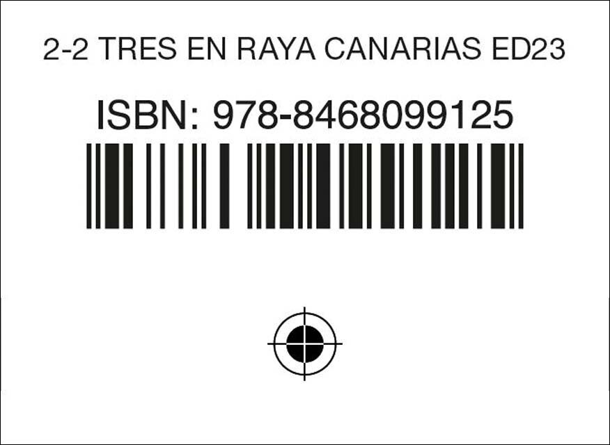 Portada de TRES EN RAYA PAUTA CANARIAS 2-2 PRIMARIA (Tapa blanda).