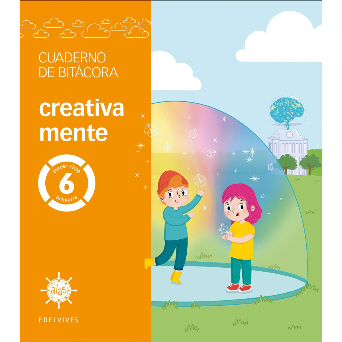Imagen 1 de Proyecto Alas - 6 primaria. Cuaderno de bitácora - creativa mente  (Tapa blanda)