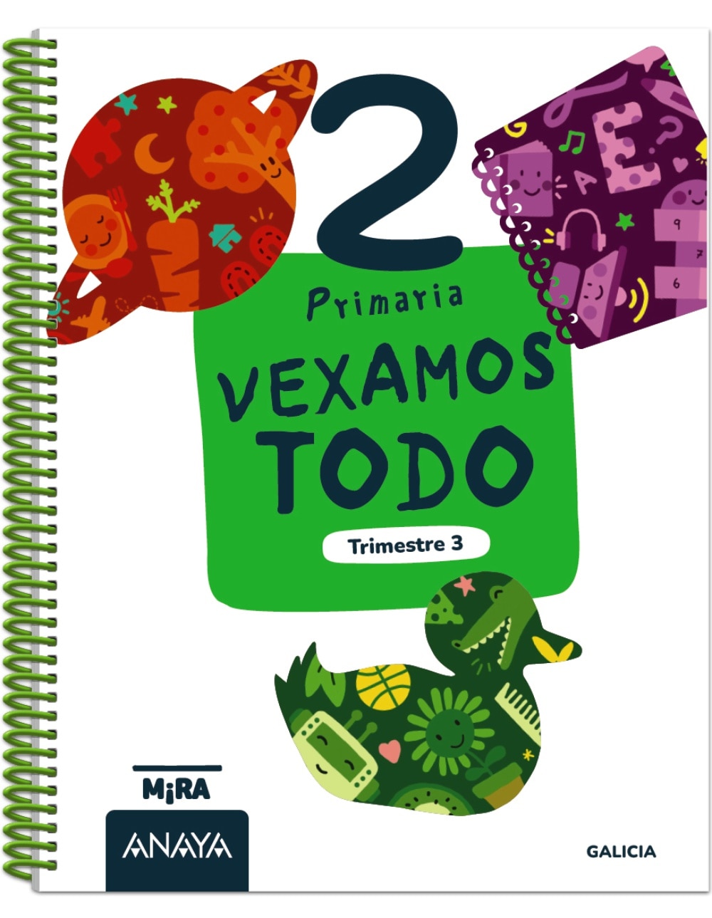 Imagen 1 de VEXAMOS TODO 2. TERCEIRO TRIMESTRE  (Tapa blanda)