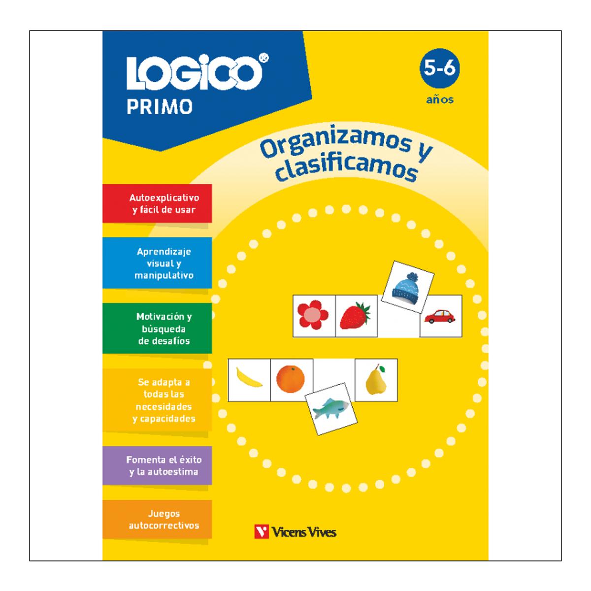 Imagen 0 de LOGICO PRIMO. ORGANIZAMOS Y CLASIFICAMOS (Tapa blanda)