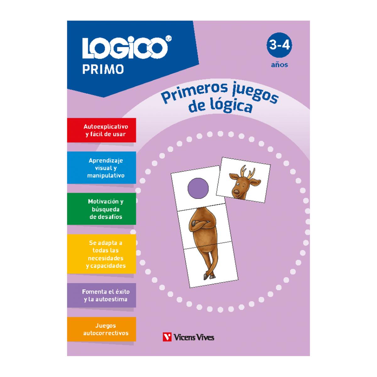 Imagen 0 de LOGICO PRIMO. PRIMEROS JUEGOS DE LÓGICA (Tapa blanda)