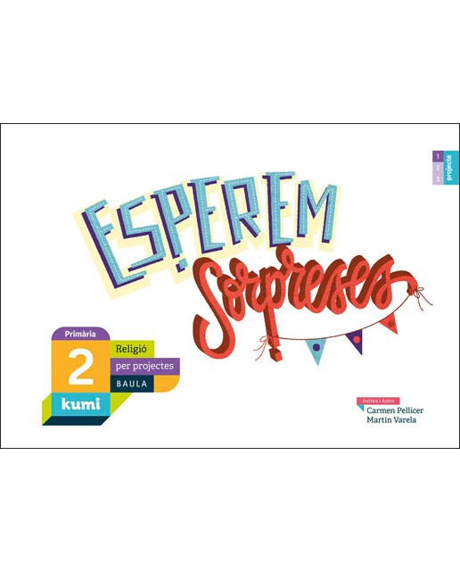 Portada de Esperem sorpreses 2n Primària Projecte Kumi (Tapa blanda).